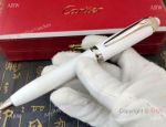 NEW! AAA Replica Cartier Roadster Ballpoint Pen - White Precious resin